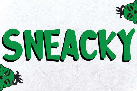 Sneacky Font - Featured Image