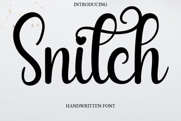 Snitch Font - Featured Image