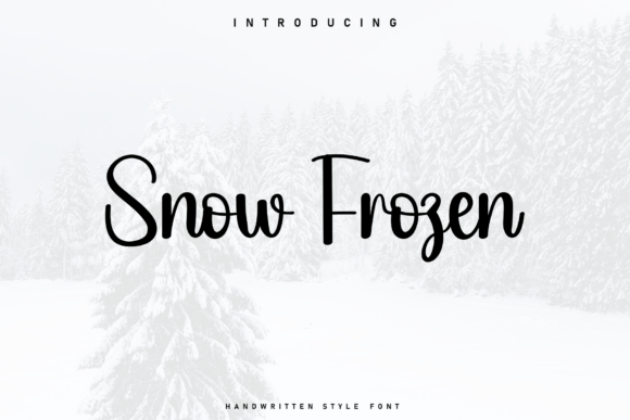 Snow Frozen Font - Featured Image