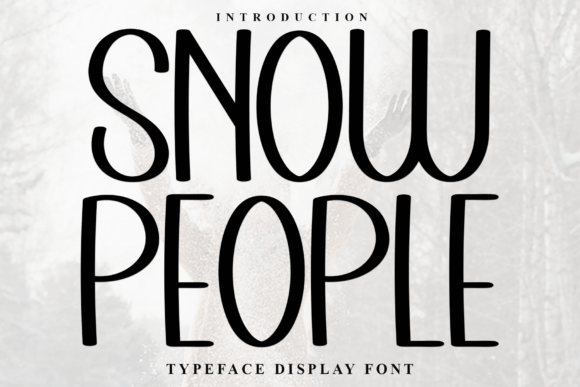 Snow People Font - Featured Image