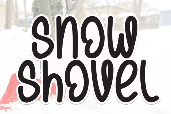 Snow Shovel Font - Featured Image