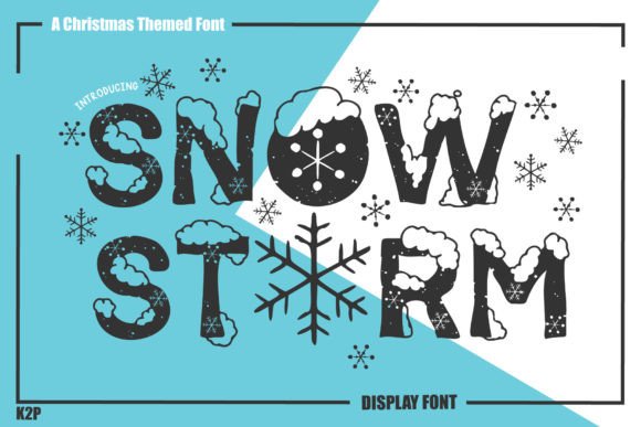 Snow Storm Font - Featured Image
