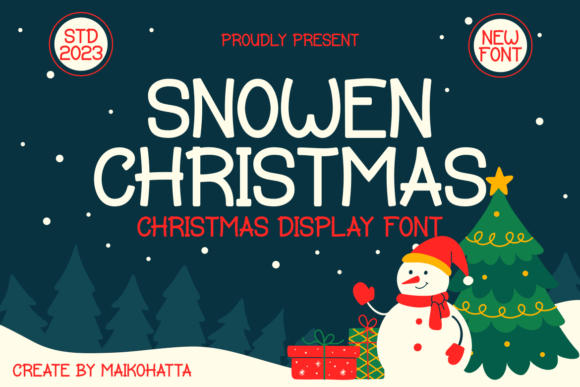 Snowen Christmas Font - Featured Image