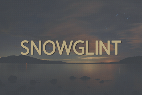 Snowglint Font - Featured Image