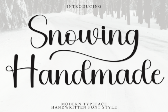 Snowing Handmade Font - Featured Image