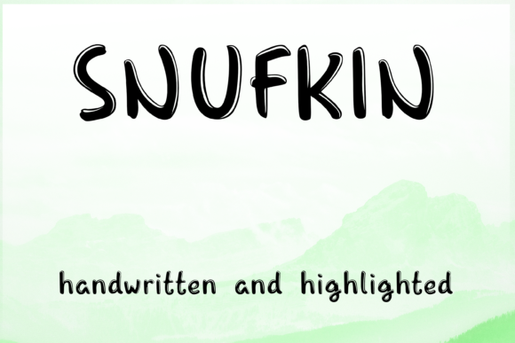 Snufkin Font - Featured Image