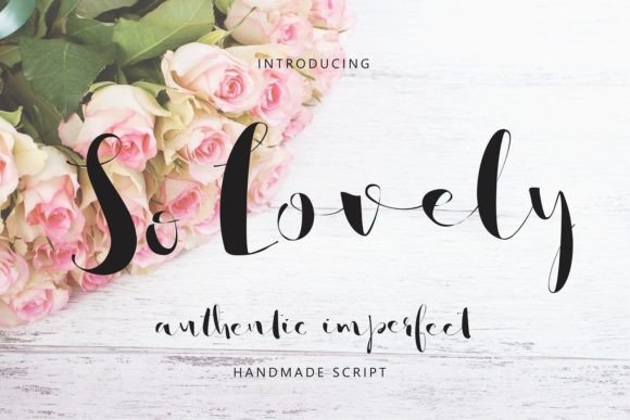 So Lovely Font - Featured Image