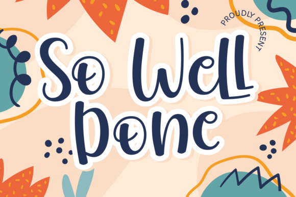 So Well Done Font - Featured Image