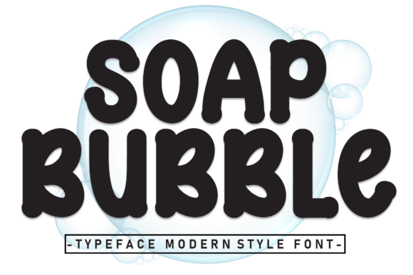 Soap Bubble Font - Featured Image