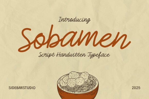 Sobamen Font - Featured Image