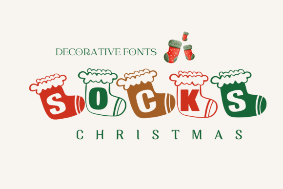 Socks Christmas Font - Featured Image