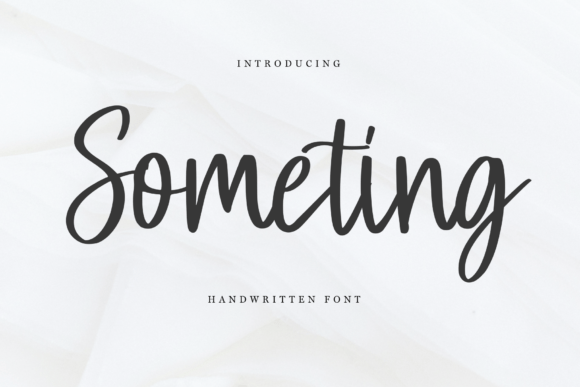 Someting Font - Featured Image