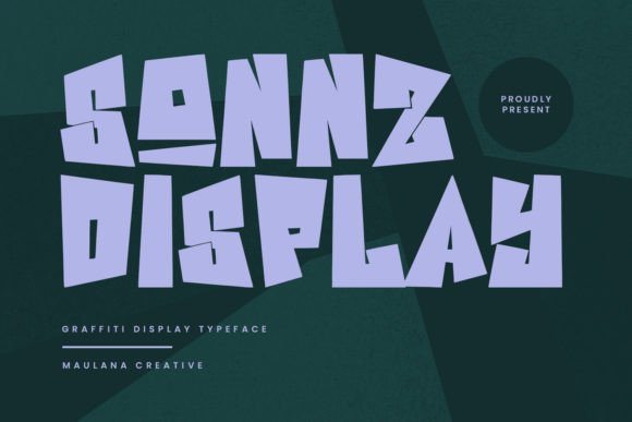 Sonnz Display Graffiti Font - Featured Image