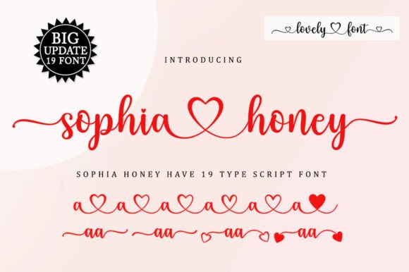 Sophia Honey - Update Font - Featured Image