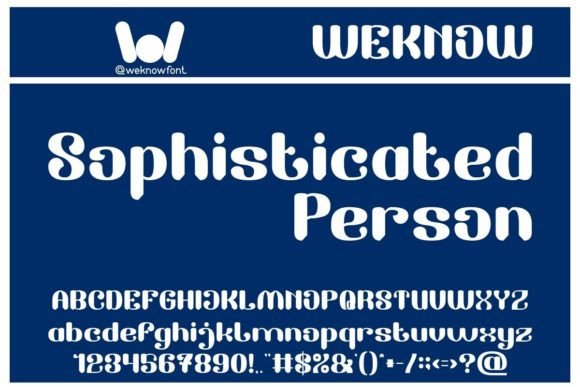 Sophisticated Person Font - Featured Image