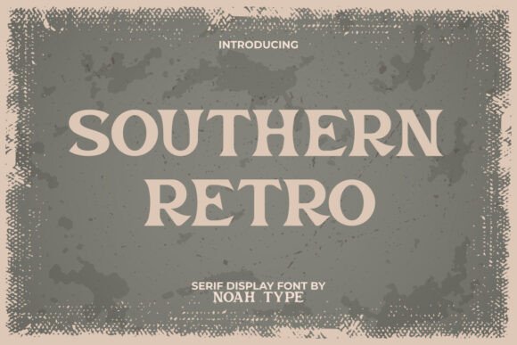 Southern Retro Font - Featured Image