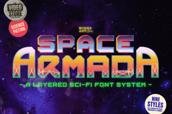 Space Armada Font - Featured Image