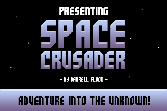 Space Crusader Font - Featured Image