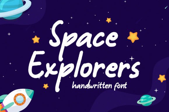 Space Explorers Font - Featured Image