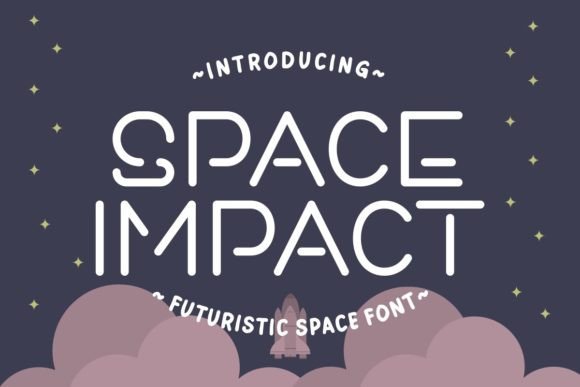 Space Impact Font - Featured Image