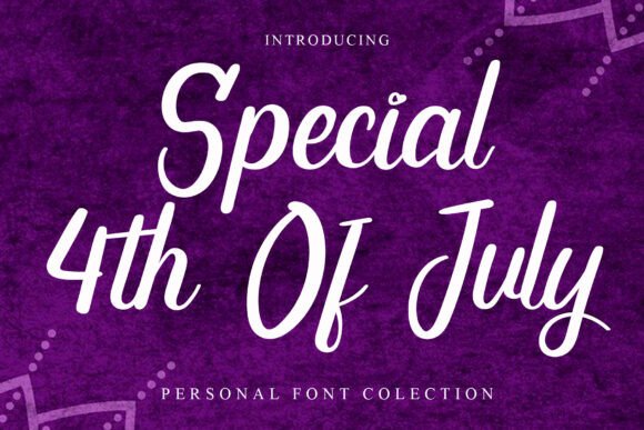 Special 4th of July Font - Featured Image