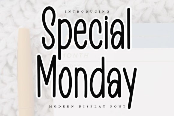 Special Monday Font - Featured Image