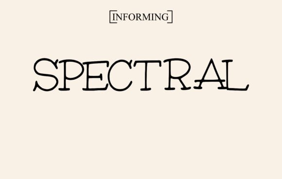 Spectral Font - Featured Image