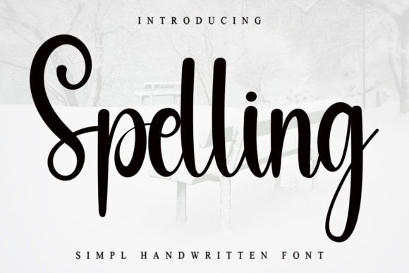 Spelling Font - Featured Image