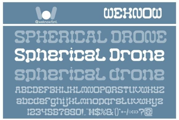Spherical Drone Font - Featured Image