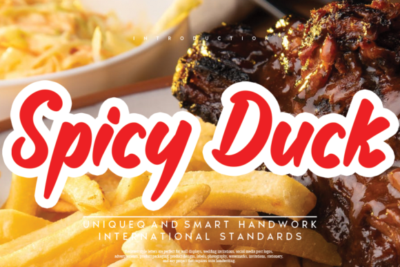 Spicy Duck Font - Featured Image