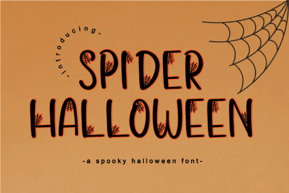 Spider Halloween Font - Featured Image