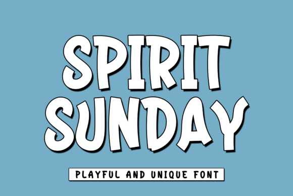 Spirit Sunday Font - Featured Image