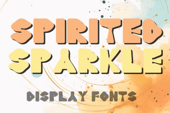 Spirited Sparkle Font - Featured Image