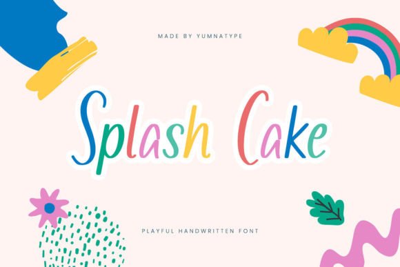 Splash Cakes Font - Featured Image