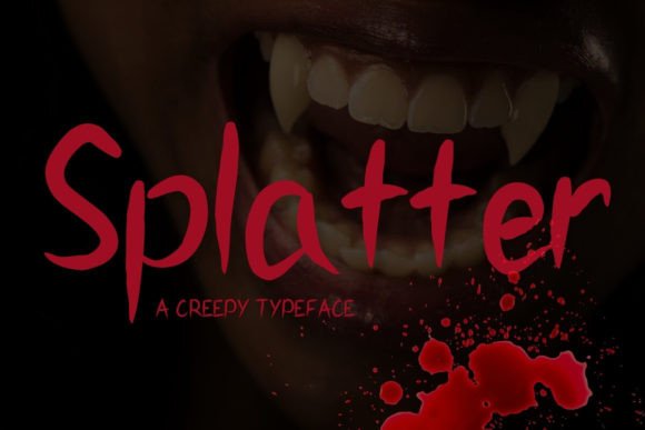 Splatter Font - Featured Image