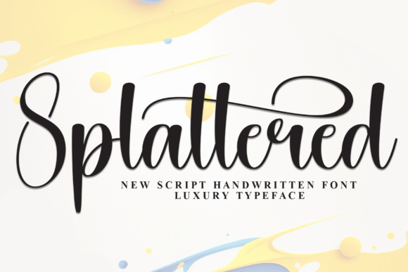 Splattered Font - Featured Image