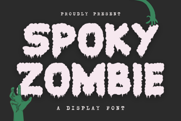 Spoky Zombie Font - Featured Image