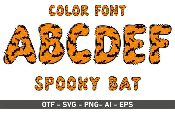Spooky Bat Font - Featured Image