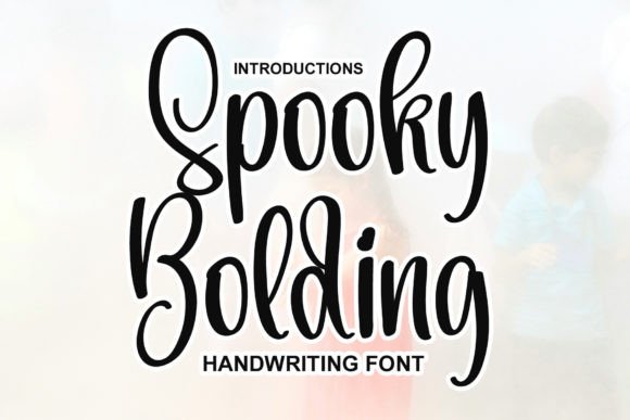 Spooky Bolding Font - Featured Image