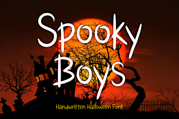 Spooky Boys Font - Featured Image