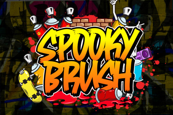 Spooky Brush Font - Featured Image
