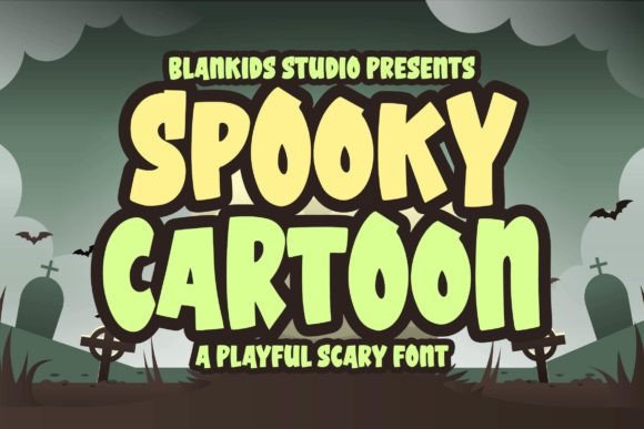 Spooky Cartoon Font - Featured Image