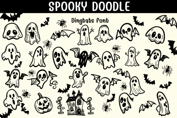 Spooky Doodle Font - Featured Image