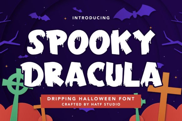 Spooky Dracula Font - Featured Image