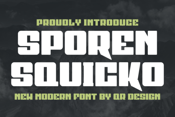 Sporen Squicko Font - Featured Image