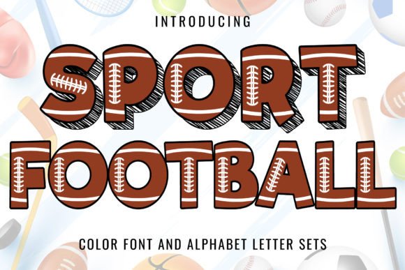 Sport Football Font - Featured Image