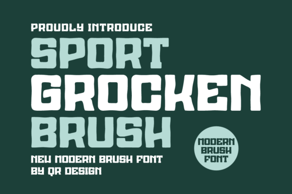 Sport Grocken Brush Font - Featured Image