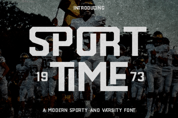 Sport Time Font - Featured Image