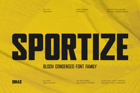 Sportize Font - Featured Image