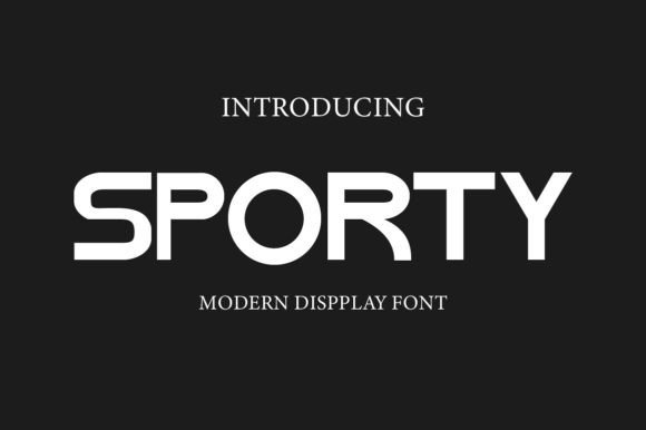 Sporty Font - Featured Image